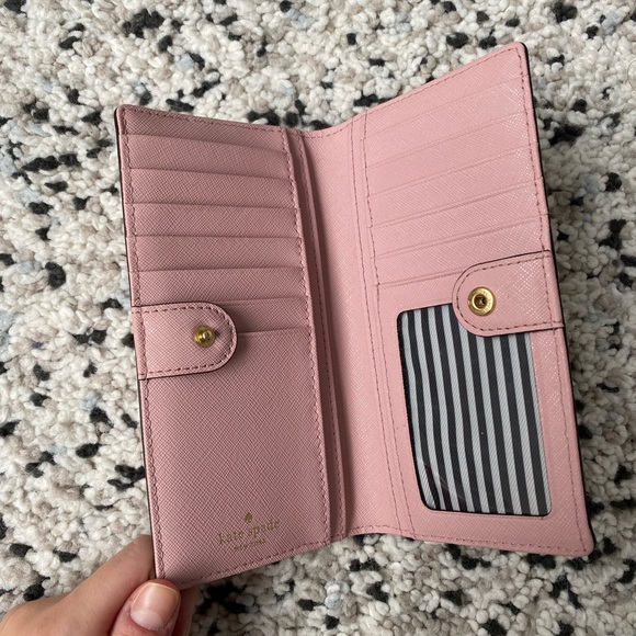 Kate Spade Slim Bifold Wallet - Pink - Picture 3 of 4